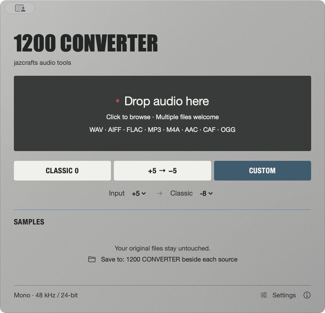 1200 CONVERTER Mac app